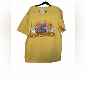 💛 Vintage Disney Store Exclusive Yellow Character Tee – XS💛